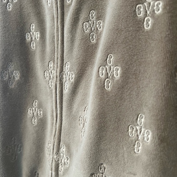 OVO October’s Very Own Men’s Velvet Monogram Zip Up Jacket Size Large - Picture 5 of 9